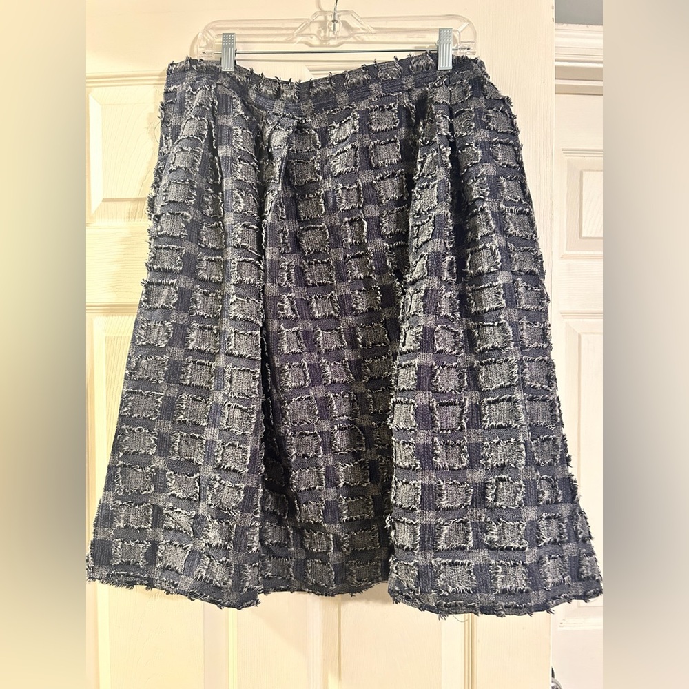 Elegant Black and Gray Women's Skirt